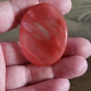 Cherry Quartz Palm Stone